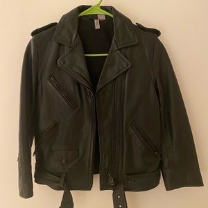 Real Leather Jacket - Divided Brand / H&M